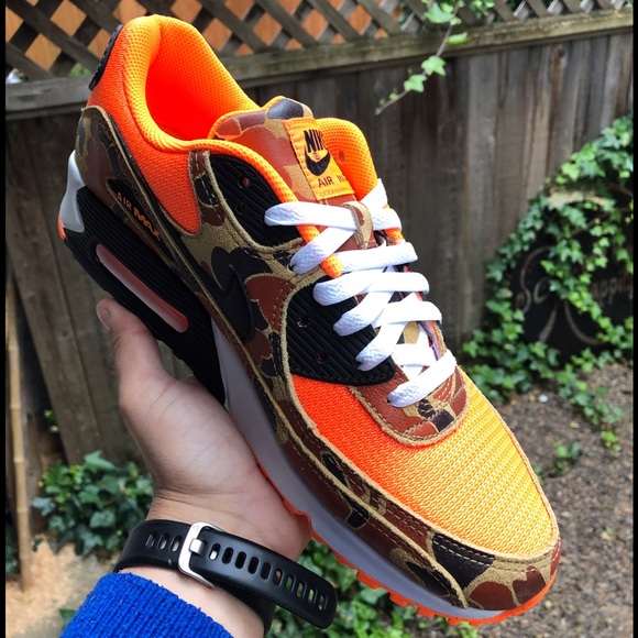 Nike Air Max 90 SP Orange Duck Camo AM90 - Picture 1 of 7